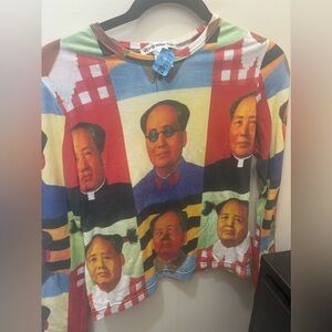 Rare Vivienne Tam Mao shirt size 0